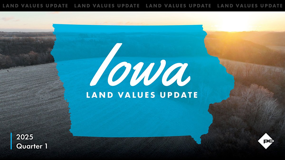 Iowa Land Values Update | 2025 Quarter 1
