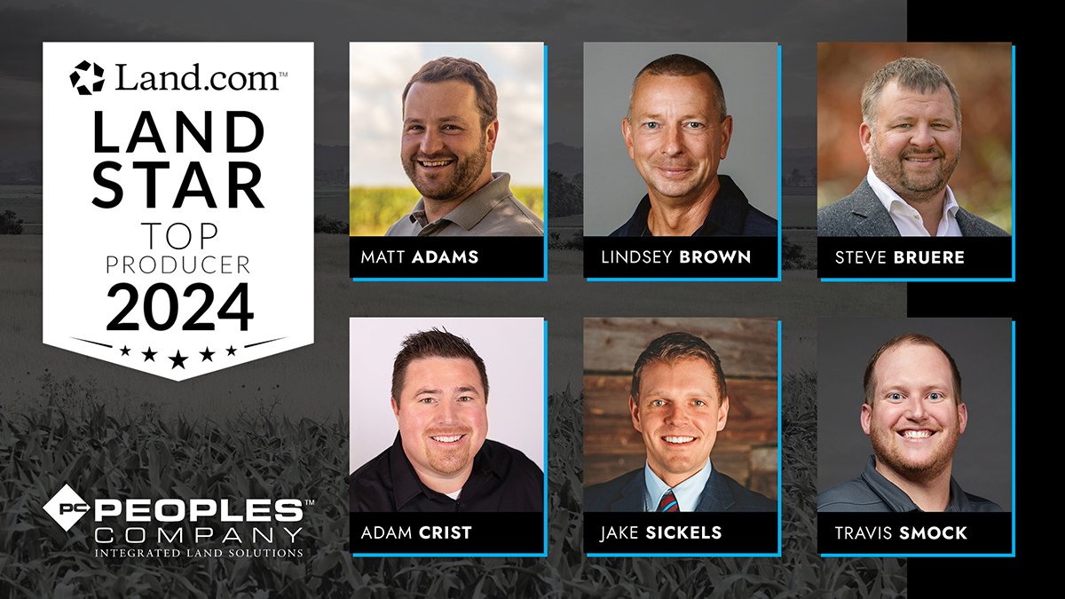 Peoples Company Agents Recognized as Land Star Award Top Producers for 2024